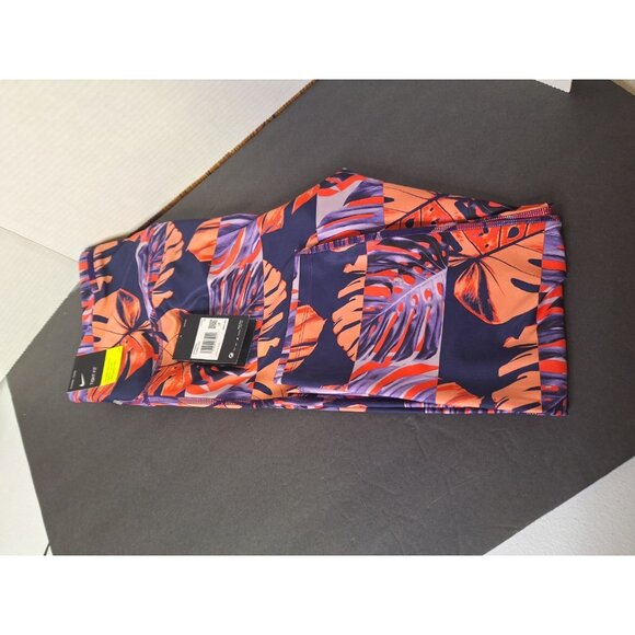 Nike Running Tight Fit Womens 1X 33X22 Dri Fit Fast Run High Rise CU8424-529 - Picture 9 of 10